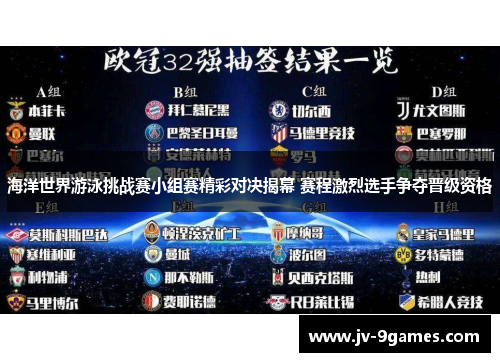 海洋世界游泳挑战赛小组赛精彩对决揭幕 赛程激烈选手争夺晋级资格